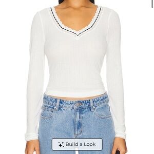 Only You Long Sleeve in Clean Ivory Free People